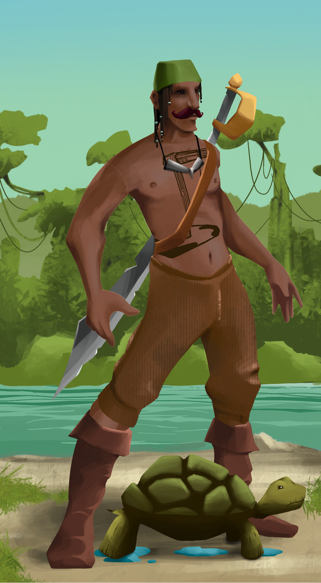 AlgoSeas Pirate #35557 NFT on Algorand