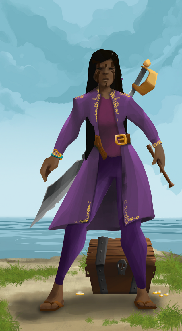 AlgoSeas Pirate #35586 NFT on Algorand