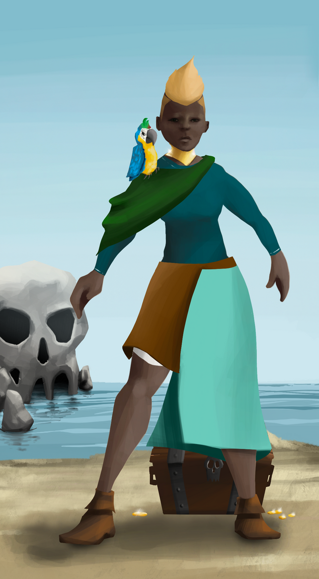 AlgoSeas Pirate #35587 NFT on Algorand