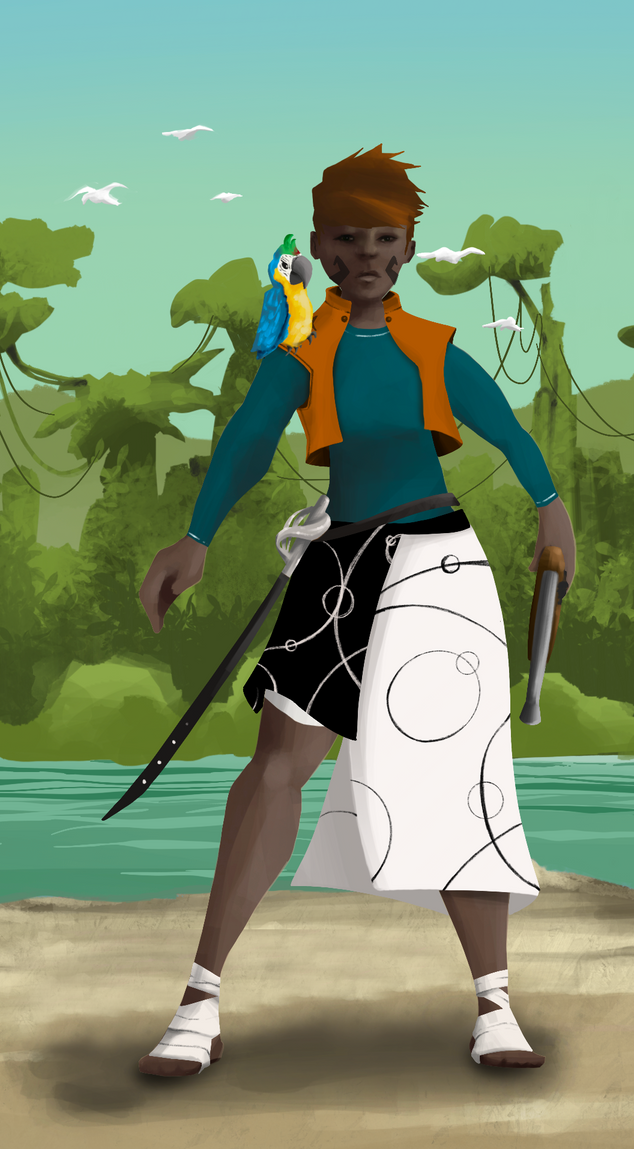 AlgoSeas Pirate #35648 NFT on Algorand