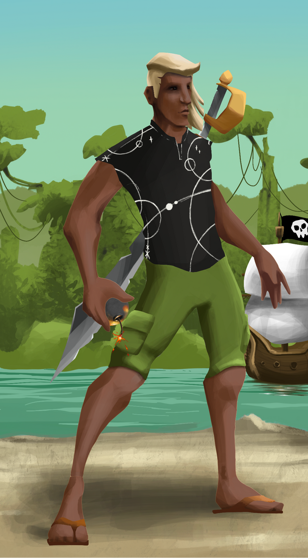 AlgoSeas Pirate #35687 NFT on Algorand