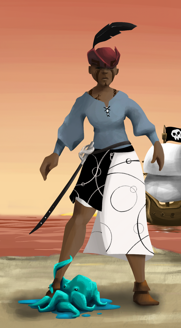 AlgoSeas Pirate #35696 NFT on Algorand