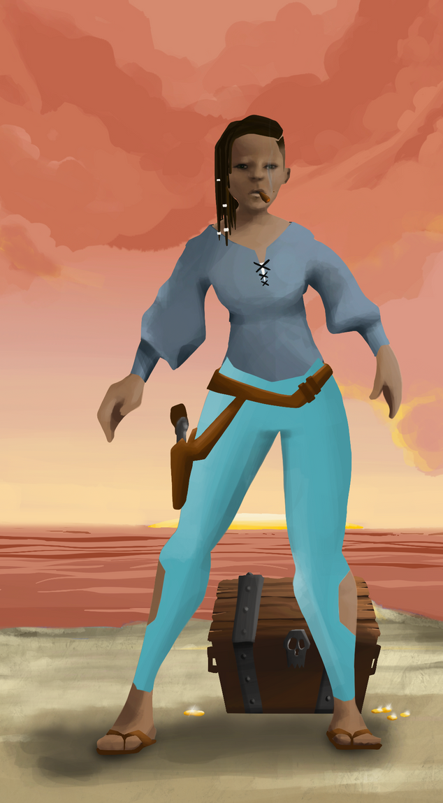 AlgoSeas Pirate #35709 NFT on Algorand