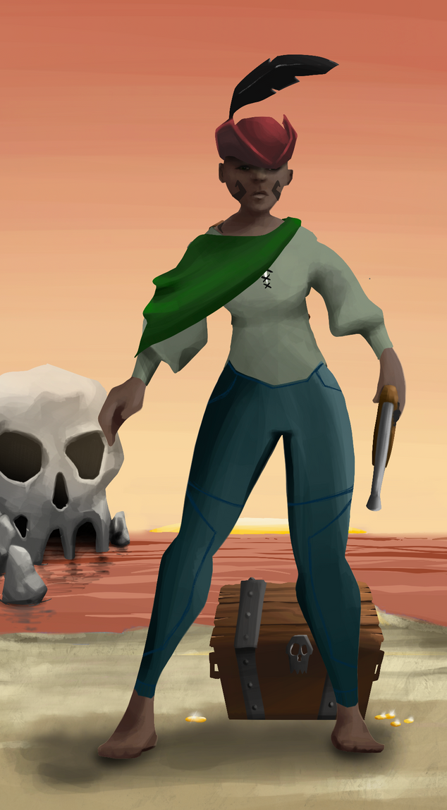 AlgoSeas Pirate #35773 NFT on Algorand