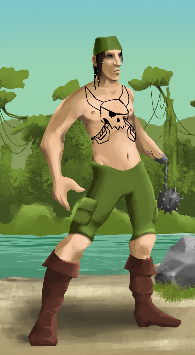 AlgoSeas Pirate #35884 NFT on Algorand