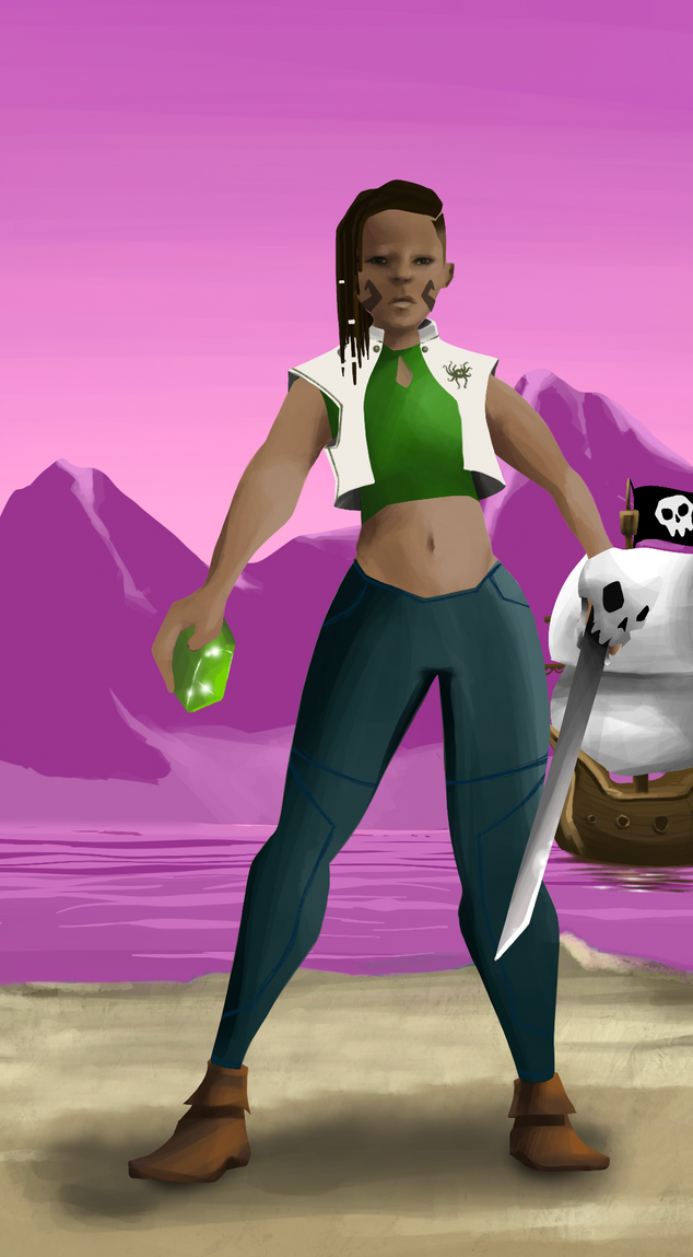 AlgoSeas Pirate #35886 NFT on Algorand