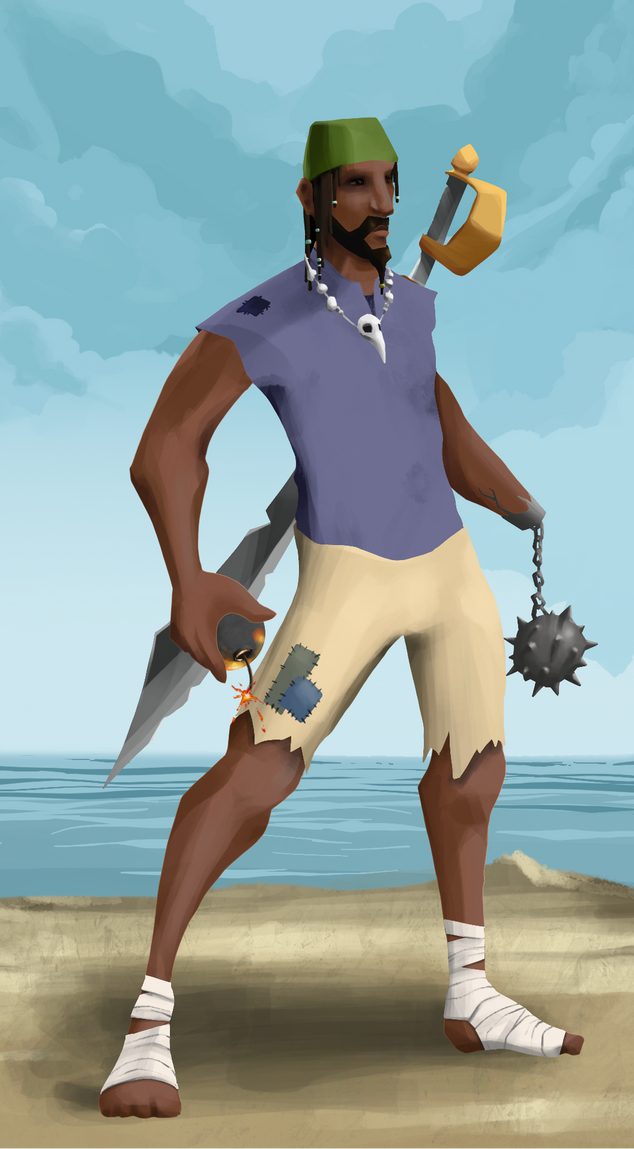 AlgoSeas Pirate #35909 NFT on Algorand