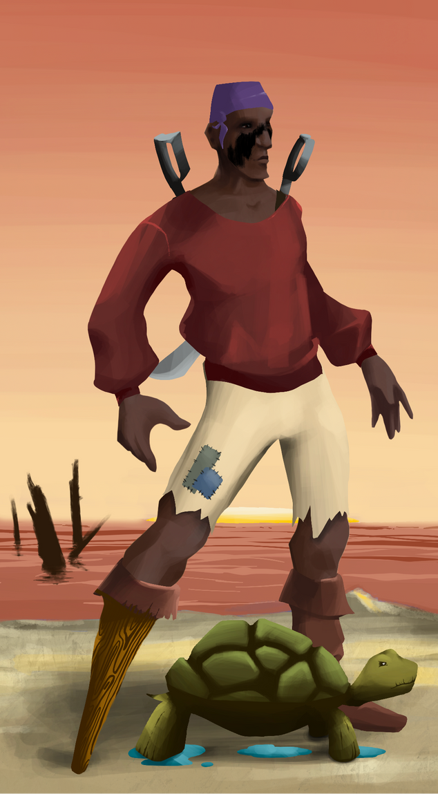 AlgoSeas Pirate #36095 NFT on Algorand