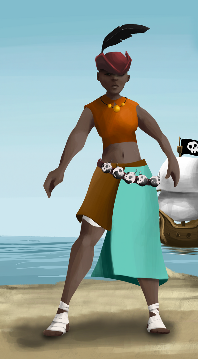 AlgoSeas Pirate #36143 NFT on Algorand