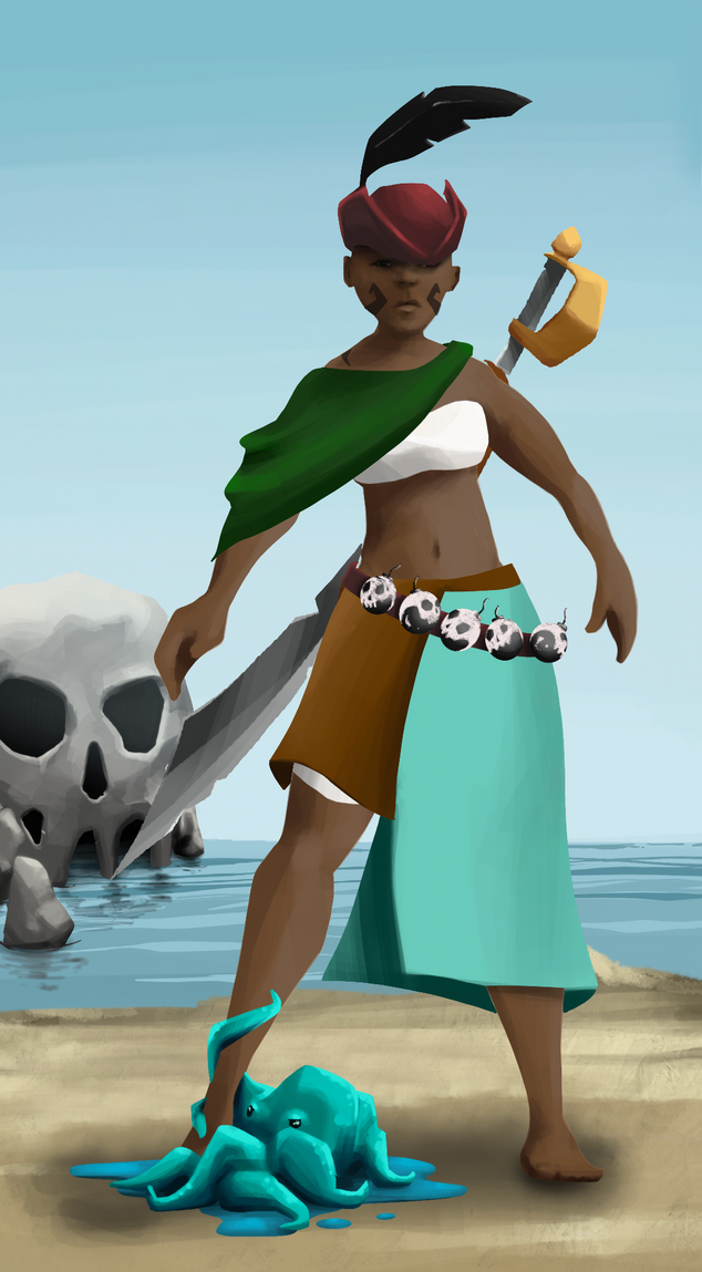 AlgoSeas Pirate #36197 NFT on Algorand