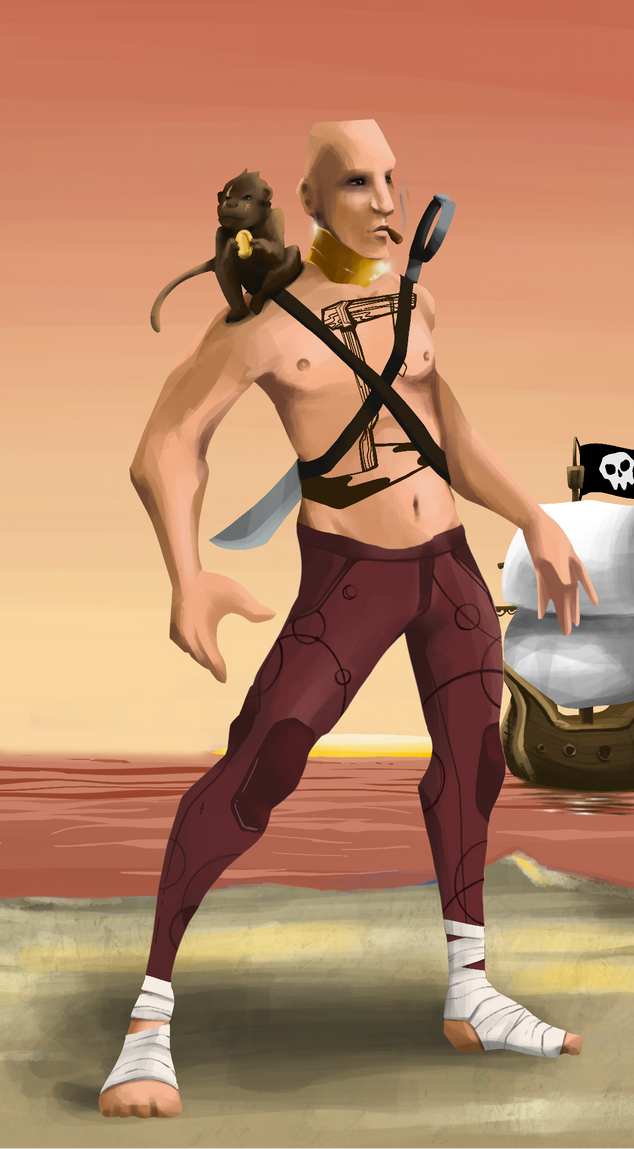 AlgoSeas Pirate #36199 NFT on Algorand