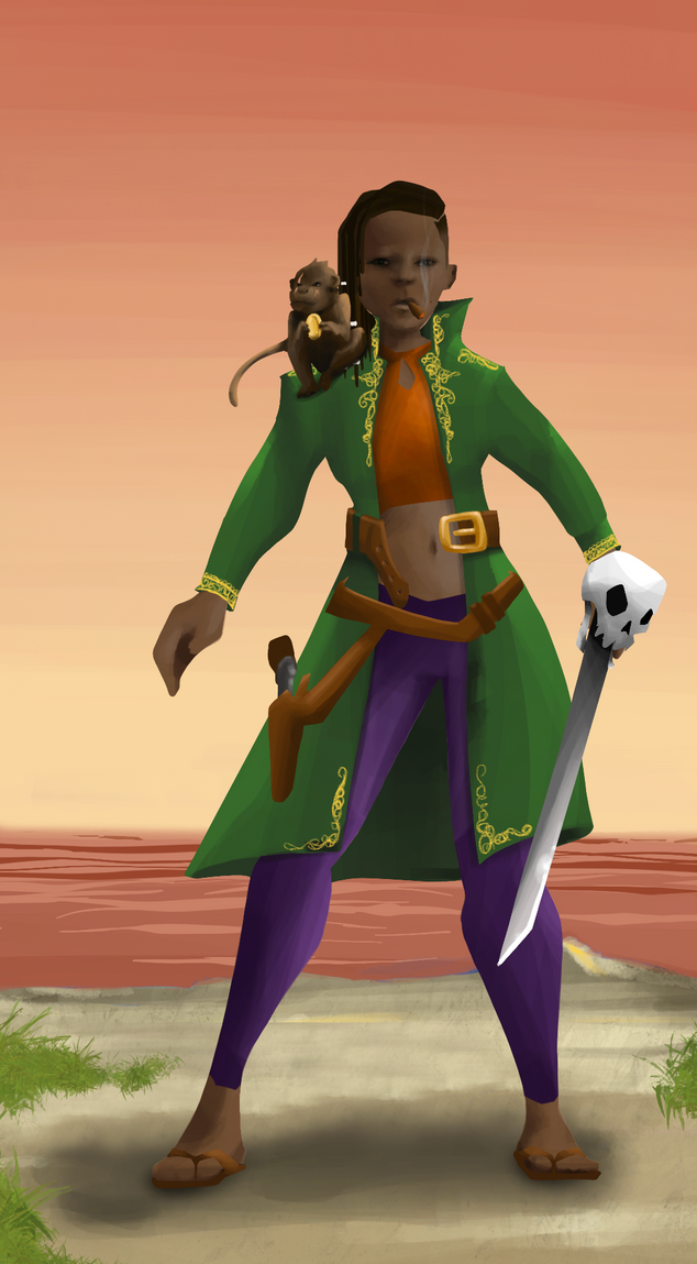 AlgoSeas Pirate #36201 NFT on Algorand