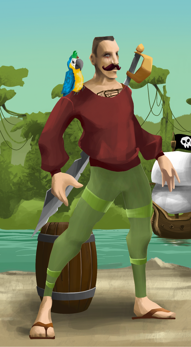 AlgoSeas Pirate #36233 NFT on Algorand