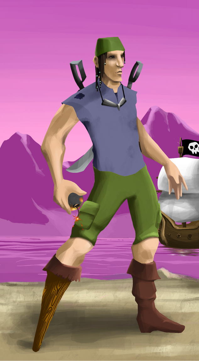 AlgoSeas Pirate #36390 NFT on Algorand