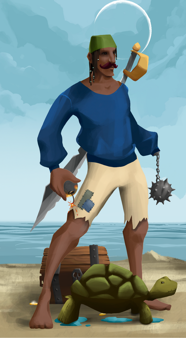 AlgoSeas Pirate #3642 NFT on Algorand