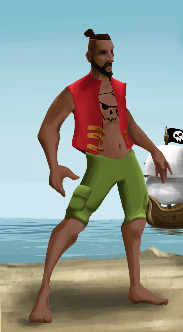 AlgoSeas Pirate #36463 NFT on Algorand