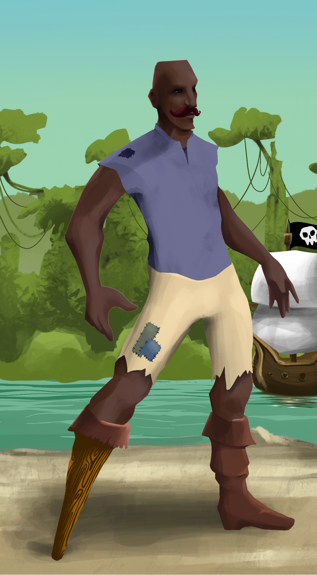 AlgoSeas Pirate #36470 NFT on Algorand