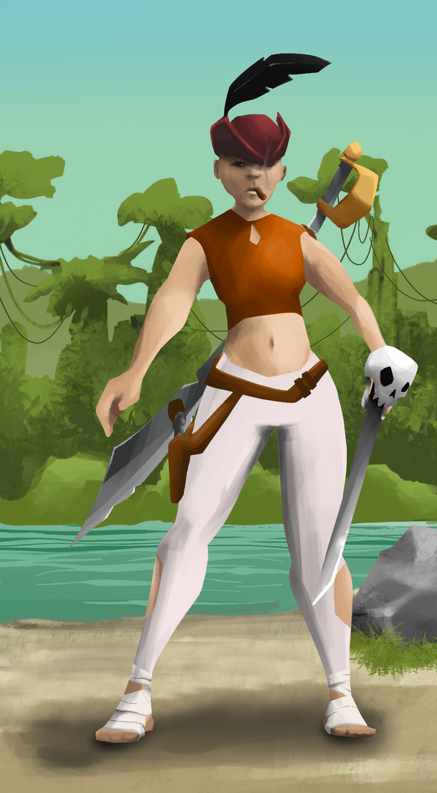 AlgoSeas Pirate #36599 NFT on Algorand