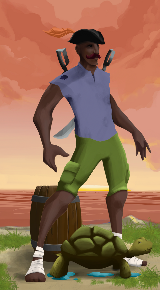 AlgoSeas Pirate #36608 NFT on Algorand