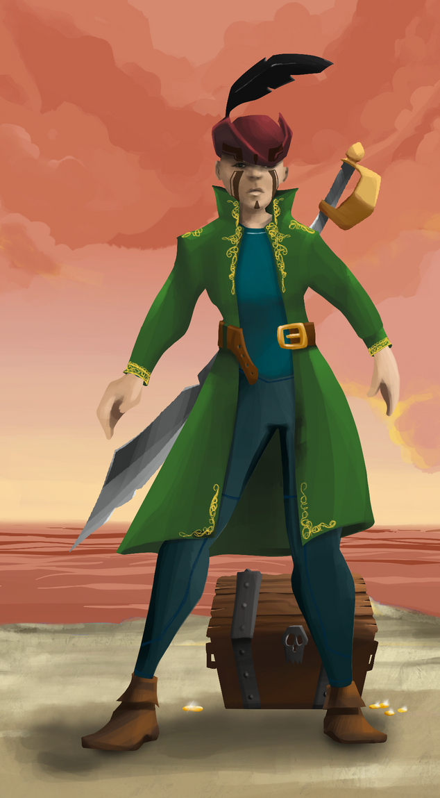 AlgoSeas Pirate #36637 NFT on Algorand