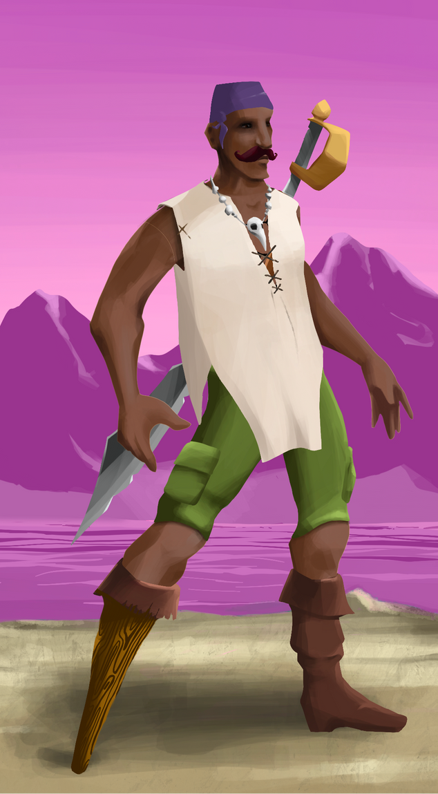 AlgoSeas Pirate #36651 NFT on Algorand