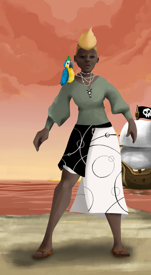 AlgoSeas Pirate #36689 NFT on Algorand