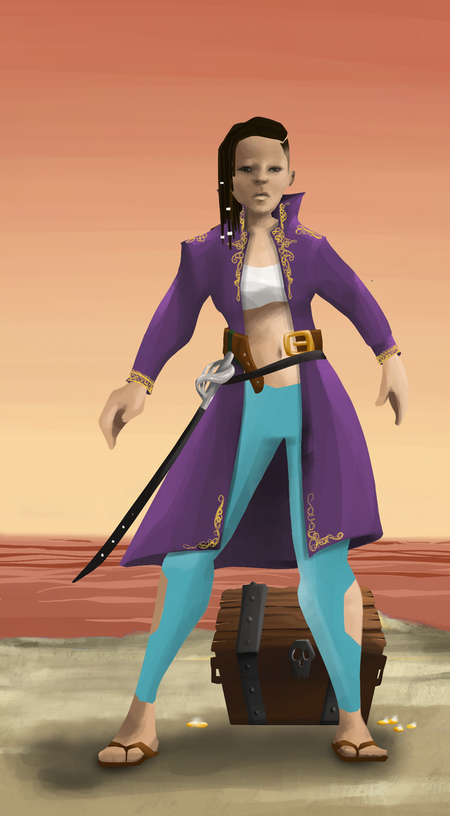 AlgoSeas Pirate #36691 NFT on Algorand