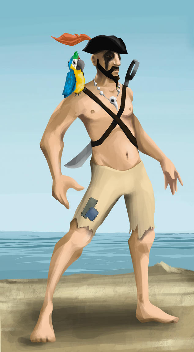 AlgoSeas Pirate #36695 NFT on Algorand