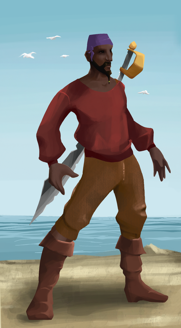 AlgoSeas Pirate #36790 NFT on Algorand