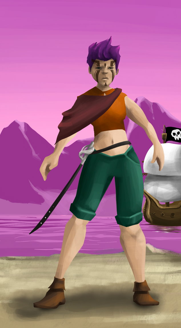 AlgoSeas Pirate #36810 NFT on Algorand