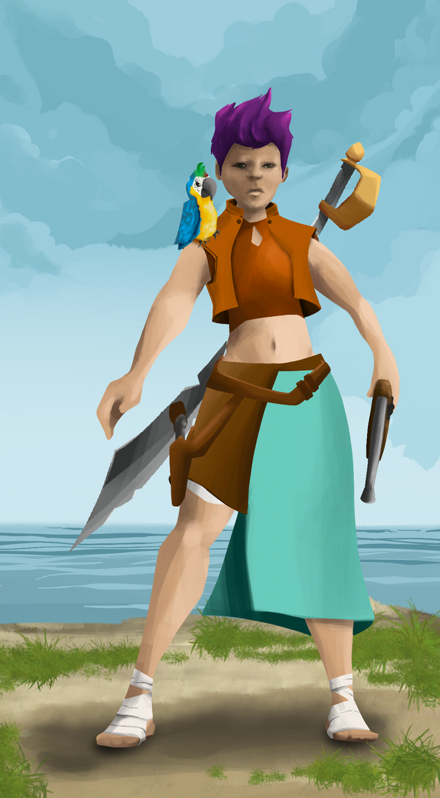 AlgoSeas Pirate #36843 NFT on Algorand