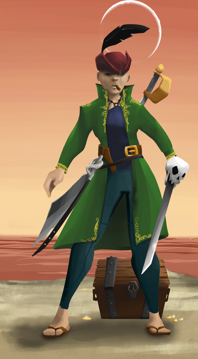 AlgoSeas Pirate #36902 NFT on Algorand