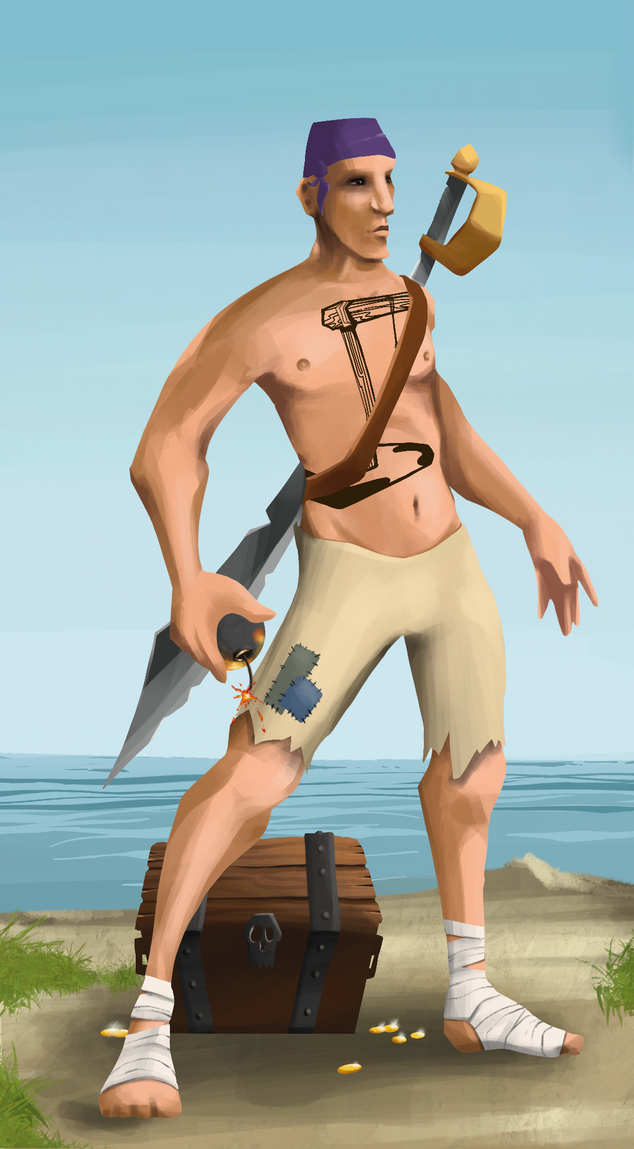 AlgoSeas Pirate #36905 NFT on Algorand