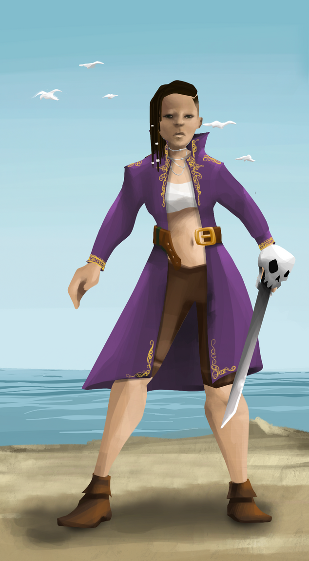 AlgoSeas Pirate #36929 NFT on Algorand