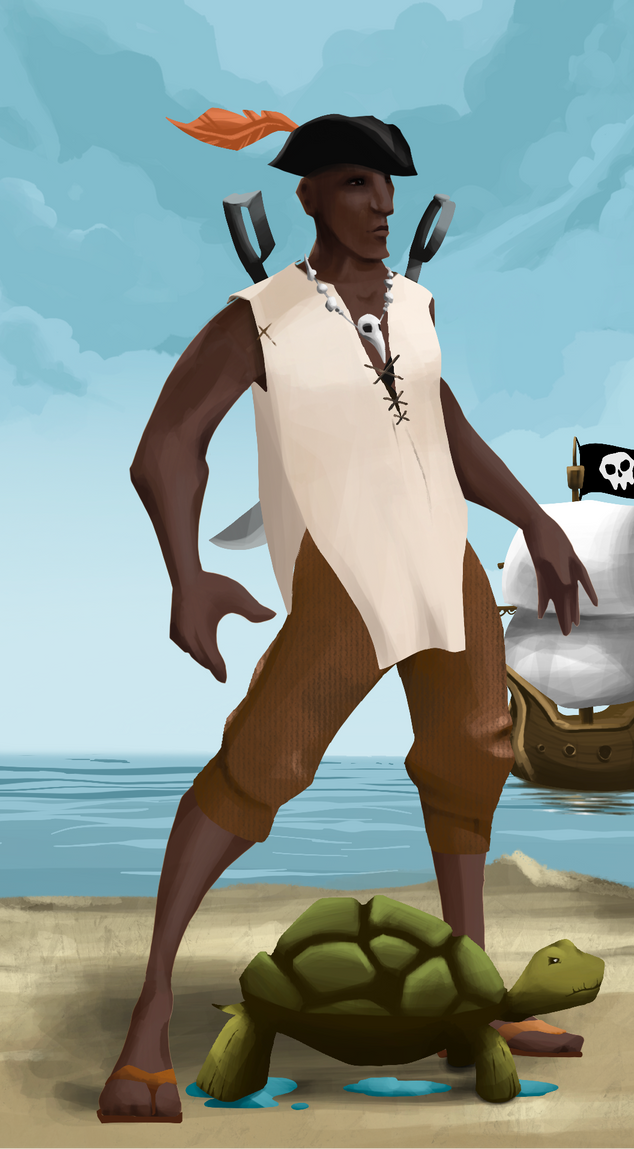 AlgoSeas Pirate #36961 NFT on Algorand