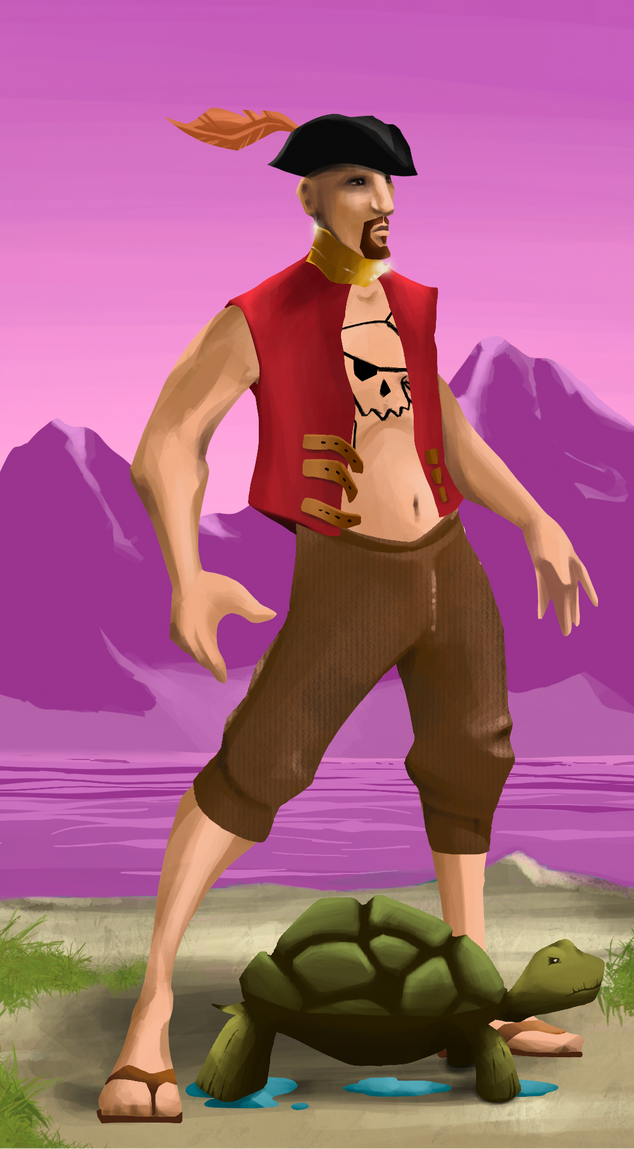 AlgoSeas Pirate #36968 NFT on Algorand