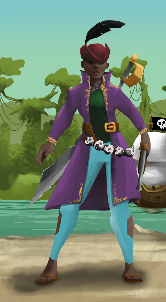 AlgoSeas Pirate #36973 NFT on Algorand