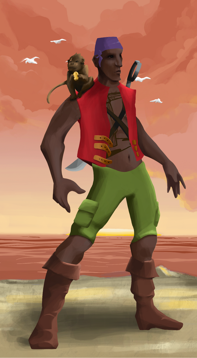 AlgoSeas Pirate #36974 NFT on Algorand