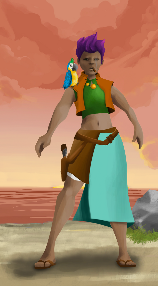 AlgoSeas Pirate #36980 NFT on Algorand