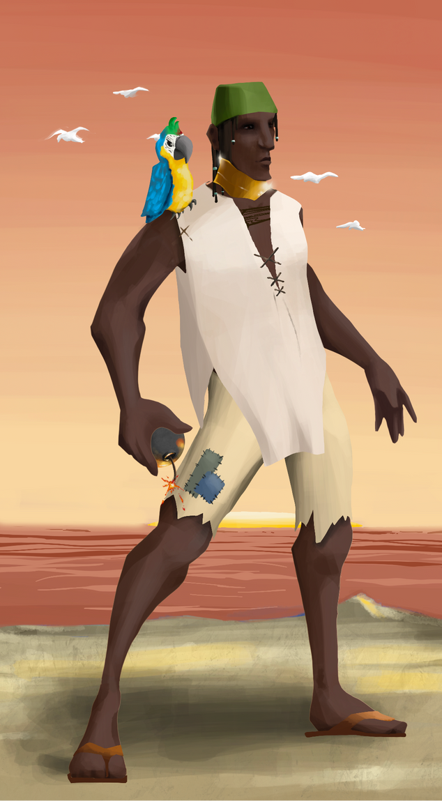 AlgoSeas Pirate #36981 NFT on Algorand