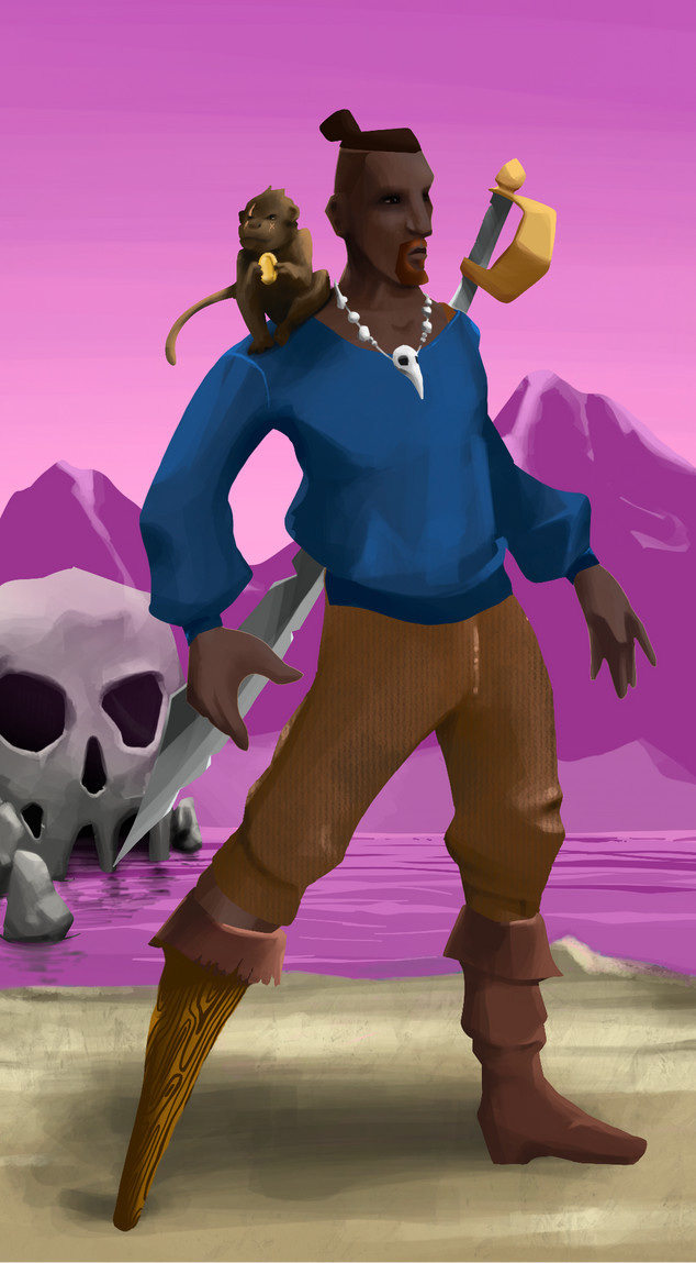 AlgoSeas Pirate #3704 NFT on Algorand