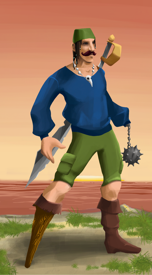 AlgoSeas Pirate #37048 NFT on Algorand