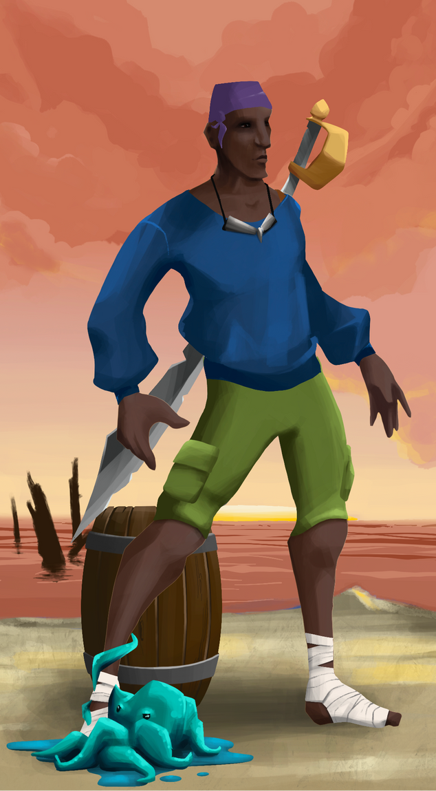 AlgoSeas Pirate #37078 NFT on Algorand