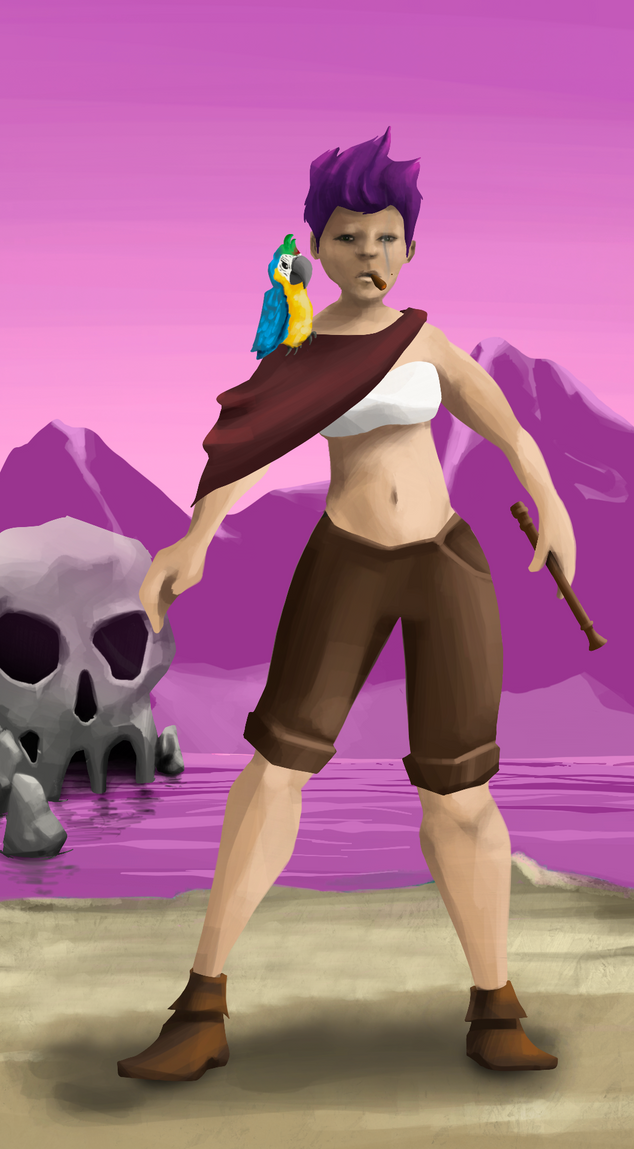 AlgoSeas Pirate #37090 NFT on Algorand