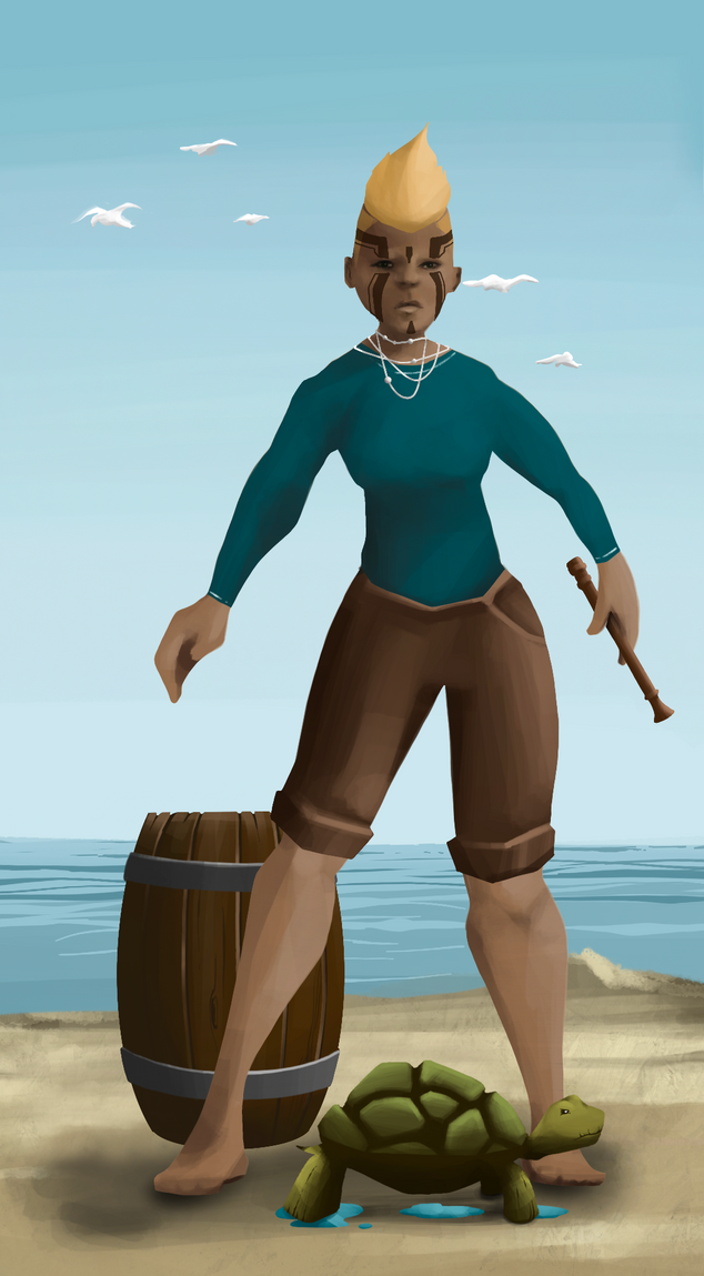 AlgoSeas Pirate #37091 NFT on Algorand