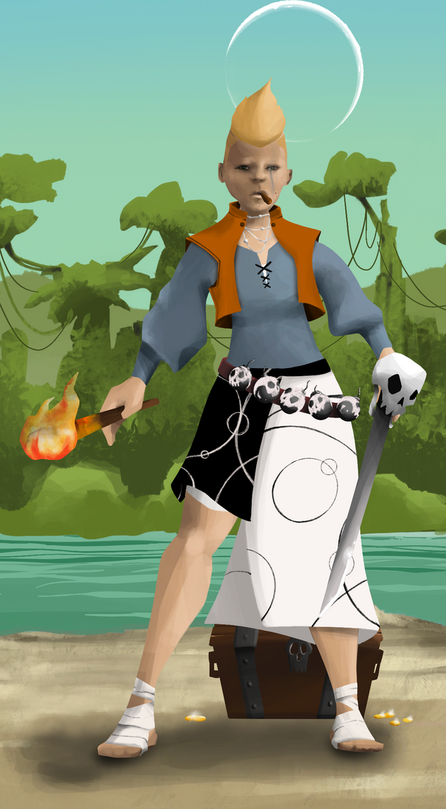 AlgoSeas Pirate #37104 NFT on Algorand