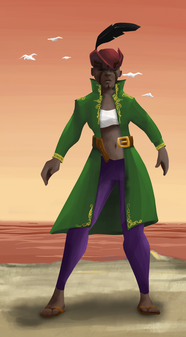 AlgoSeas Pirate #37129 NFT on Algorand