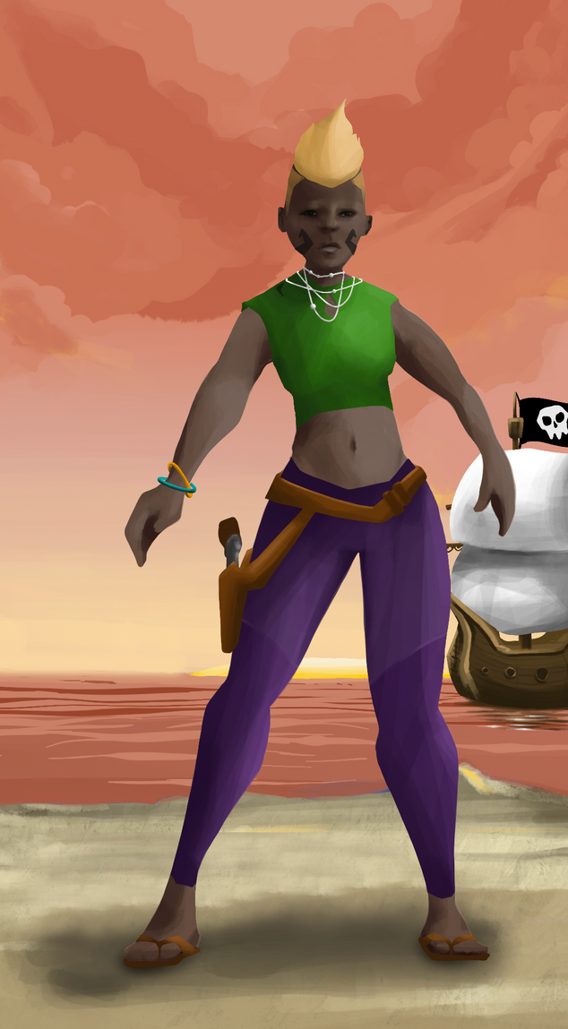AlgoSeas Pirate #37137 NFT on Algorand