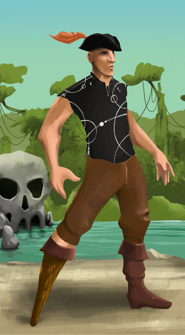 AlgoSeas Pirate #37145 NFT on Algorand