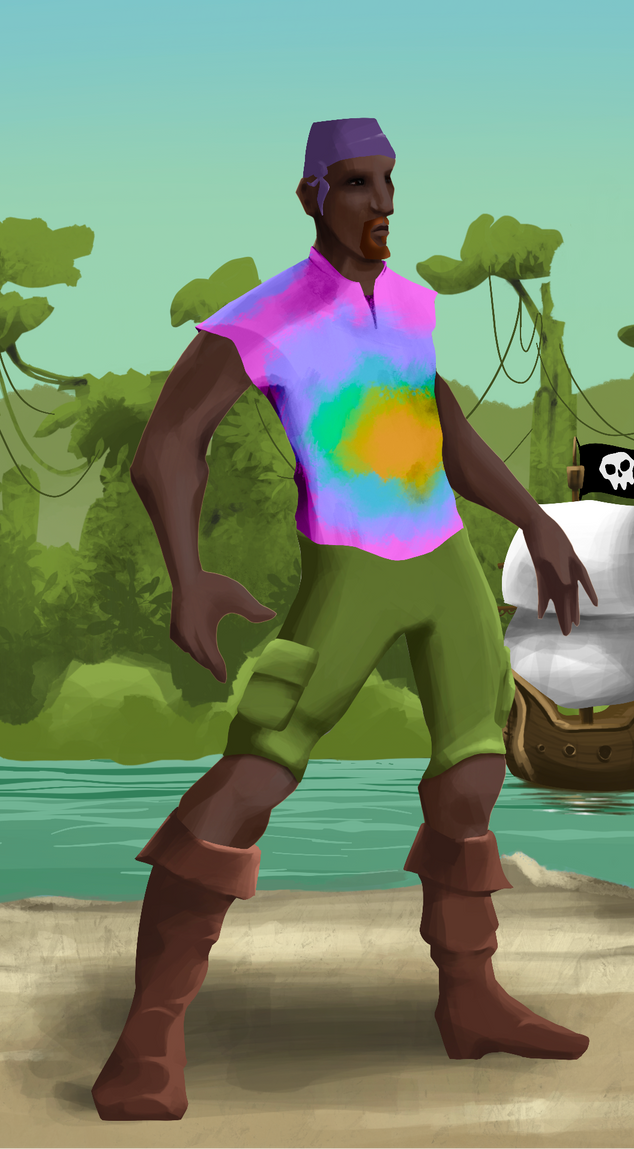 AlgoSeas Pirate #37148 NFT on Algorand